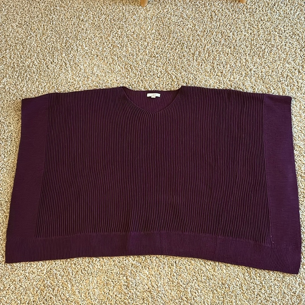 Loft knit poncho XS/S